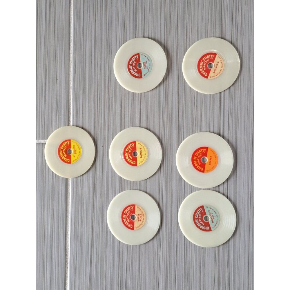 Mattel Charmin Chatty Doll Vintage 1962 Mattel Toymaker Record Set Of 7 Collect - Picture 8 of 8